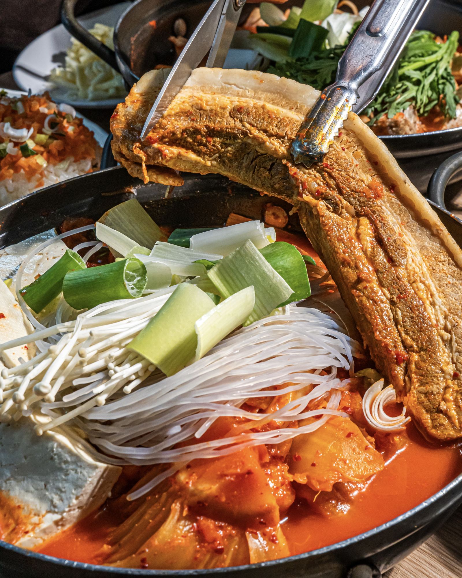 통삼겹김치찜